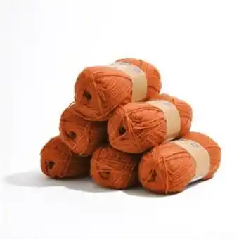 Home Bargains Crafty things: double knit yarn - burnt orange 100g (case of 6) offer