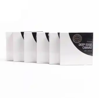 Home Bargains Colvin & co: artists primed canvas - 20 x 20cm deep edge (case of 6) offer