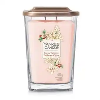 Home Bargains Yankee candle: elevation collection large candle 552g – snowy tuberose offer