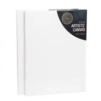 Home Bargains Colvin & co: artists primed canvas - 30 x 40cm (case of 12) offer