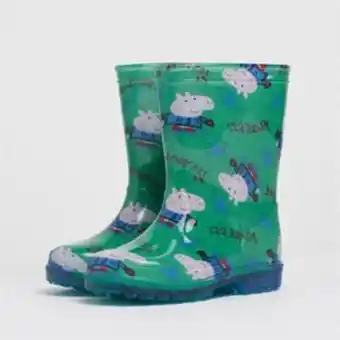Home Bargains Peppa pig: light up george wellies - kid's offer