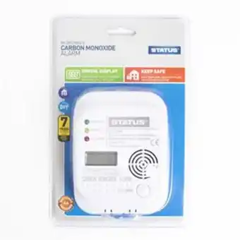 Home Bargains Status carbon monoxide alarm offer