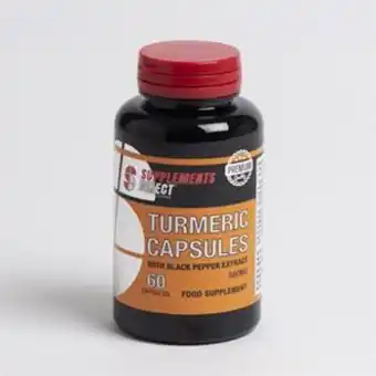 Home Bargains Supplements direct turmeric capsules with black pepper extract (6 x 60 caps) offer