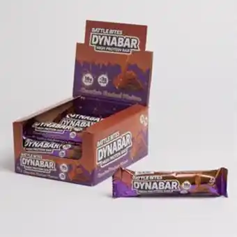 Home Bargains Battle bites: dynabar high protein bar 60g - chocolate fondant (case of 12) offer