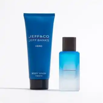 Home Bargains Jeff&co by jeff banks: hero edp gift set 50ml offer