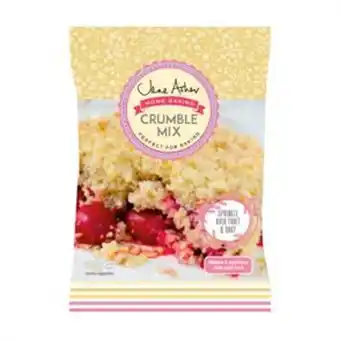 Home Bargains Jane asher: home baking crumble mix 320g (case of 7) offer