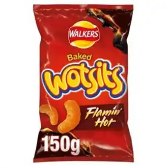 Home Bargains Baked wotsits flamin' hot 150g (case of 12) offer