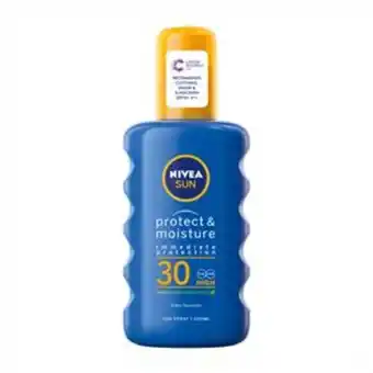 Home Bargains Nivea sun: protect & moisture sun spray 200ml - spf 30 offer