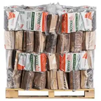 Home Bargains Pallet of 56 bags of kiln dried birch logs (*including home delivery) offer