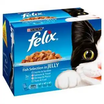Home Bargains Felix as good as it looks: fish selection in jelly (48 x 100g sachets) offer