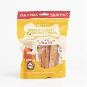 Home Bargains Chester's: meaty chewy chicken strips 330g offer