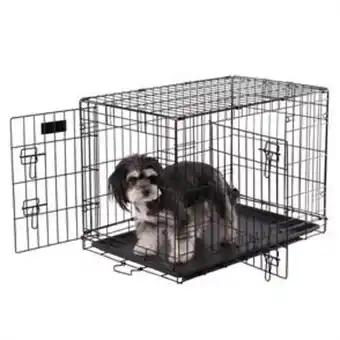 Home Bargains My pets: double door pet crate offer