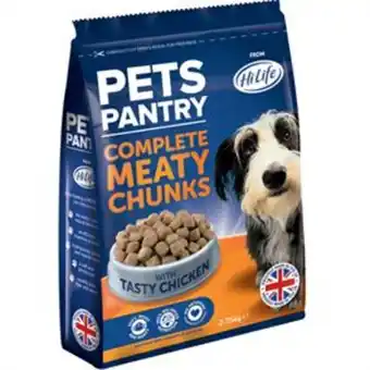 Hi life pets pantry complete meaty chunks with tasty chicken (4 x 2.75kg bag)