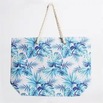 Home Bargains Canvas beach bag offer