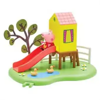 Home Bargains Peppa pig: peppa's outdoor fun slide set offer
