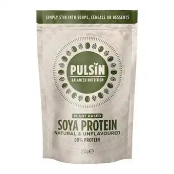 Holland & Barrett Pulsin soya protein 250g powder offer