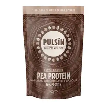 Pulsin pea and chocolate protein powder 250g