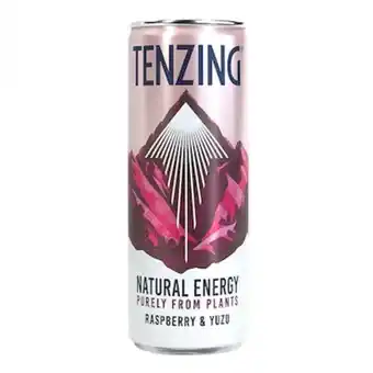 Tenzing natural energy drink raspberry & yuzu 250ml