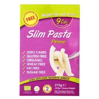 Eat water organic slim pasta penne 270g
