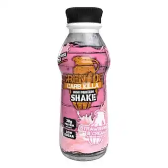 Holland & Barrett Grenade carb killa shake strawberries and cream 500ml offer