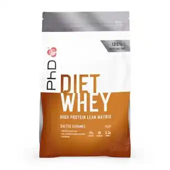 Phd nutrition diet whey protein powder salted caramel 1000g