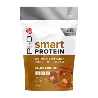 Holland & Barrett Phd nutrition smart protein salted caramel 510g offer