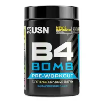 Usn b4 bomb pre-workout blue raspberry 300g