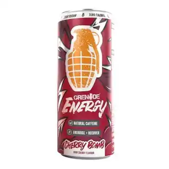 Holland & Barrett Grenade energy cherry bomb 330ml offer