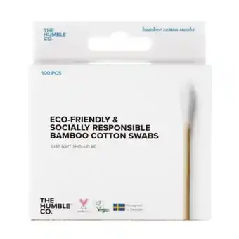 Holland & Barrett Humble bamboo cotton swabs white 100pcs offer
