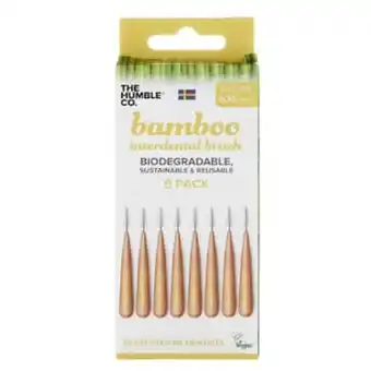 Holland & Barrett Humble bamboo interdental brush 0.7mm pack of 8 offer