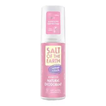 Holland & Barrett Salt of the earth lavender & vanilla natural deodorant spray 100ml offer