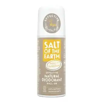 Holland & Barrett Salt of the earth - amber & sandalwood roll-on deodorant 75ml offer