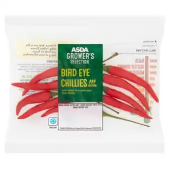 Asda Bird eye chillies offer