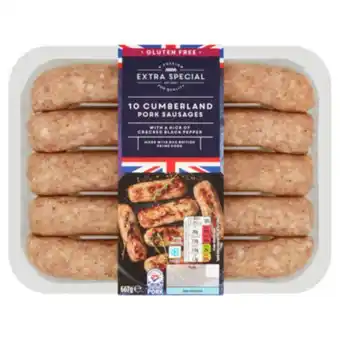 Asda 10 cumberland pork sausages offer