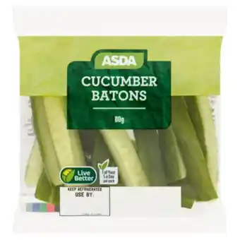 Asda Cucumber batons offer