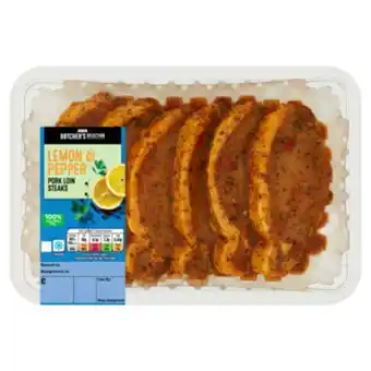 Asda Lemon & pepper pork loin steaks offer