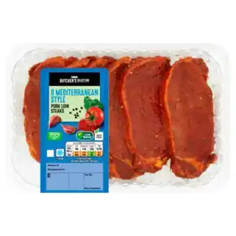 Asda Mediterranean pork loin steaks offer