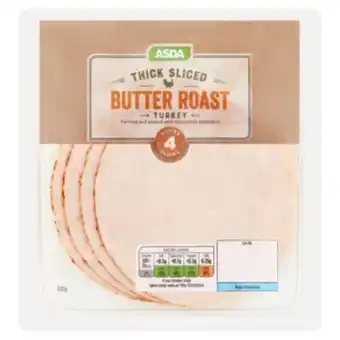 Asda Thick sliced butter roast turkey offer