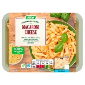 Asda Macaroni cheese offer