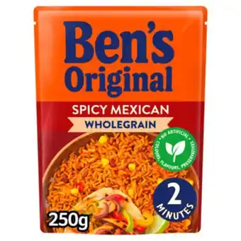 Asda Wholegrain spicy mexican microwave rice offer
