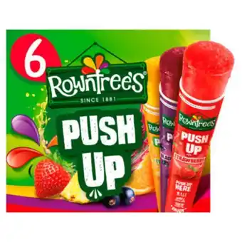 Asda 6 fruit pastilles push-up ice lollies offer