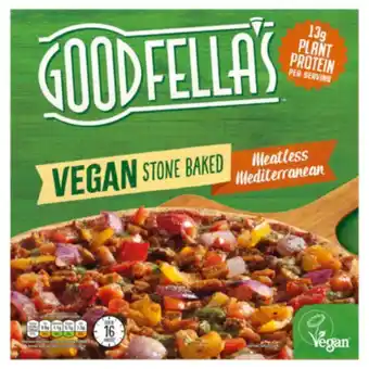 Asda Vegan stonebaked meatless mediterranean pizza offer