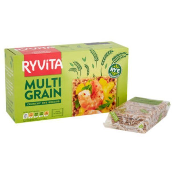 Multigrain crunchy rye breads offer at Asda