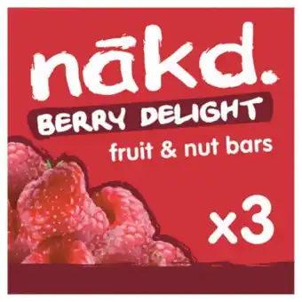 Asda Berry delight fruit & nut bar offer