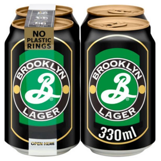 Lager beer 4 pack offer at Asda