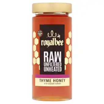 Asda Raw unfiltered unheated thyme honey with aegean flowers offer