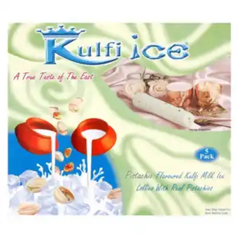 Asda Pistachio milk lollies with real pistachos offer