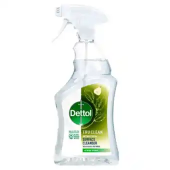 Asda Tru clean antibacterial surface cleaning spray crisp pear offer