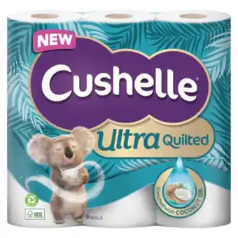 Asda Ultra quilted coconut 9 rolls offer