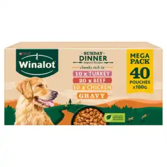 Asda Sunday dinner dog food pouches offer